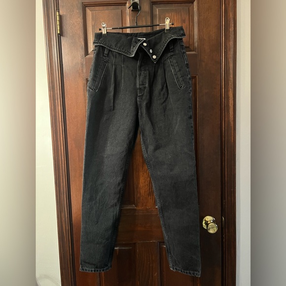 RE/DONE Originals 80s Fold Over Jean in Vintage Nior - Picture 6 of 14